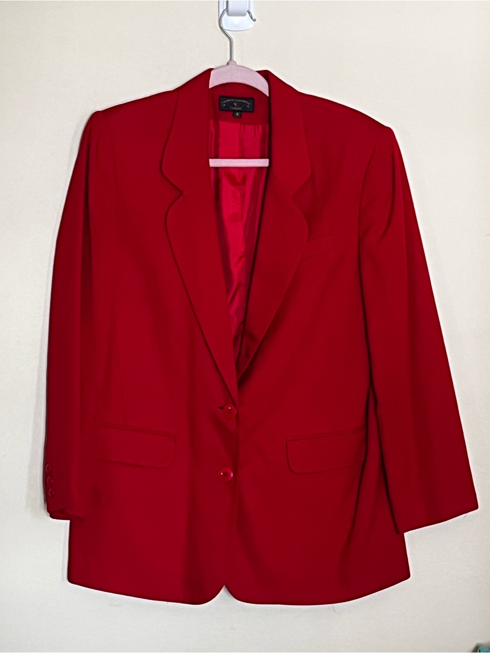 Charter club blazer red size 8 petite